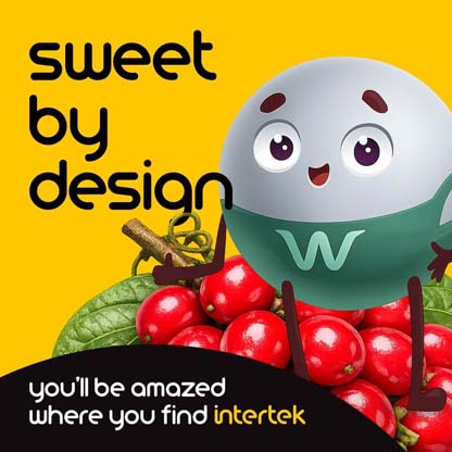 A 3D anthropomorphic character modeled after candy