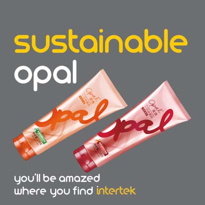 A pair of cosmetic tubes from Opal